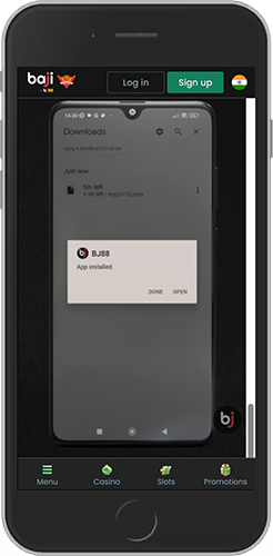 Mobile screenshot of the Baji app page 4
