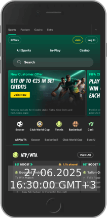 Mobile Screenshot of bet365 main page