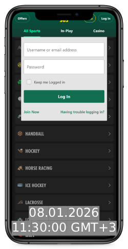 Mobile Screenshot of bet365 register page
