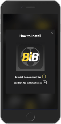 Mobile screenshot of the BetiBet mobile apps