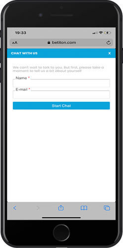 betiton mobile live chat