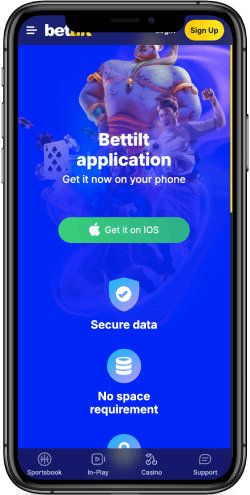 Mobile screenshot of the bettilt main page
