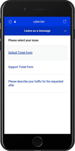 cyberbet support mobile