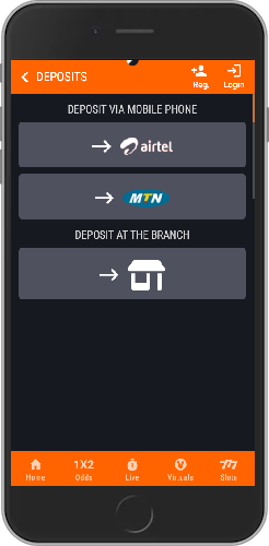 Mobile screenshot of payment methods at Fortebet