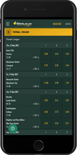 gbets betting odds