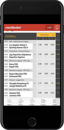 meridianbet betting mobile