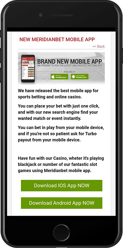 meridianbet download app