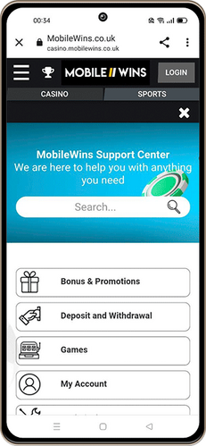 mobilewins support
