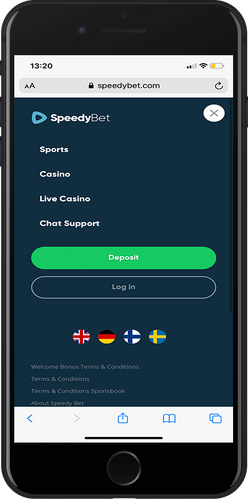 speedybet mobile support options