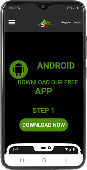Mobile screenshot of the Shangri La Android download first step