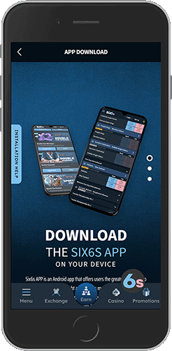 Mobile screenshot of the Six6s app page 1