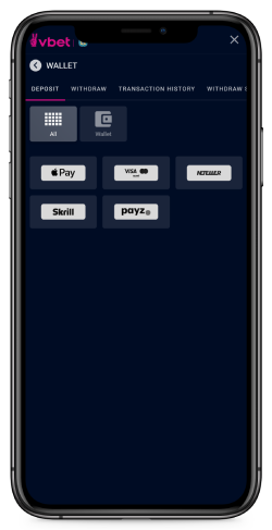 vbet payment methods