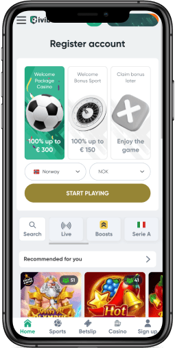 Screenshot of the Ivibet main page