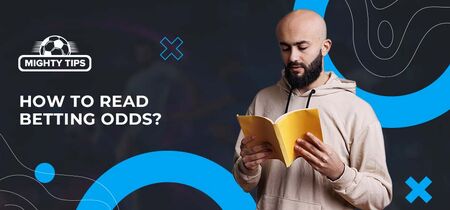 Image for 'How to Read Betting Odds' featuring man reading a book
