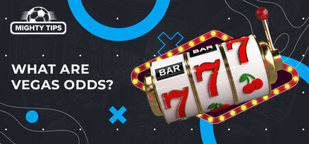 Graphic for 'What are Vegas Odds?' with a slots