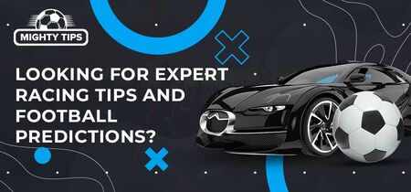 Image for 'Looking for Expert Picks and Football Predictions?' featuring a car and football ball