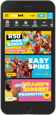 Easybet main page
