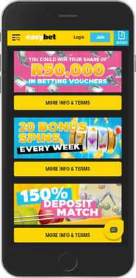 Easybet promo page