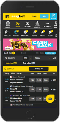Easybet sport page