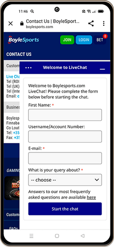 BoyleSports support