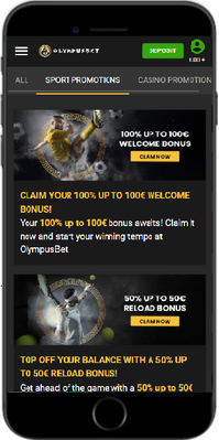 Olympusbet promo page