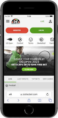 Zodiacbet sport page