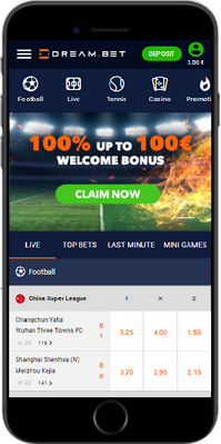 Dreambet main page