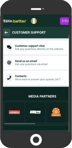 Spinbetter support options