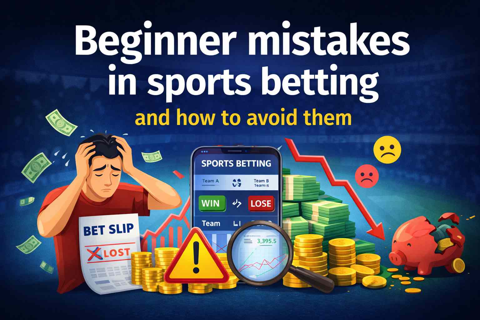 Beginner mistakes in sports betting