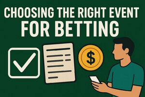 Choosing the right event for betting