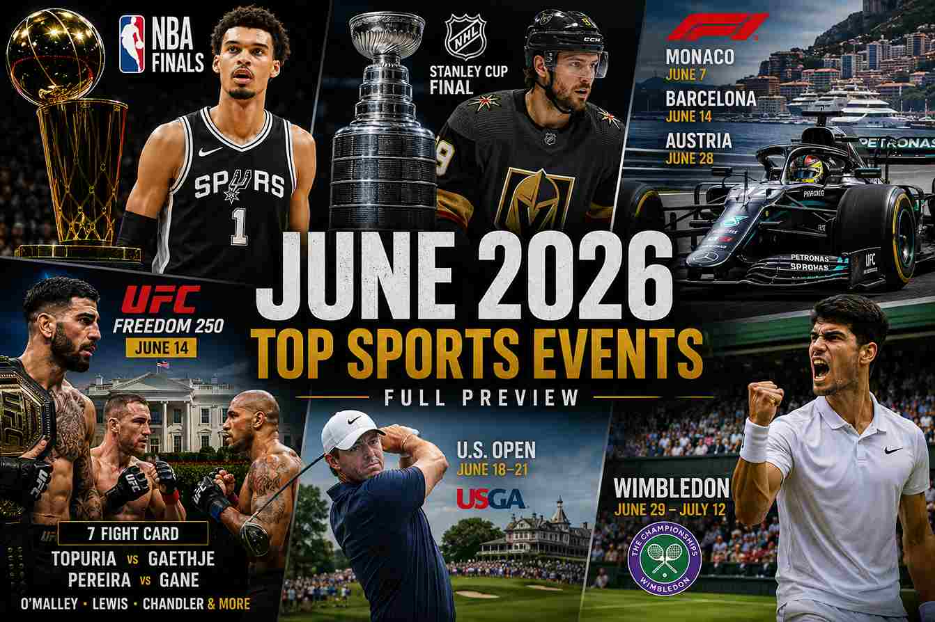 Sports events in June