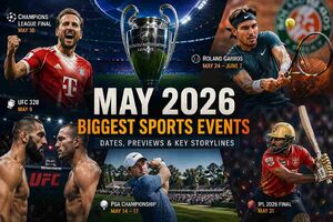 Major sports events in May 2026