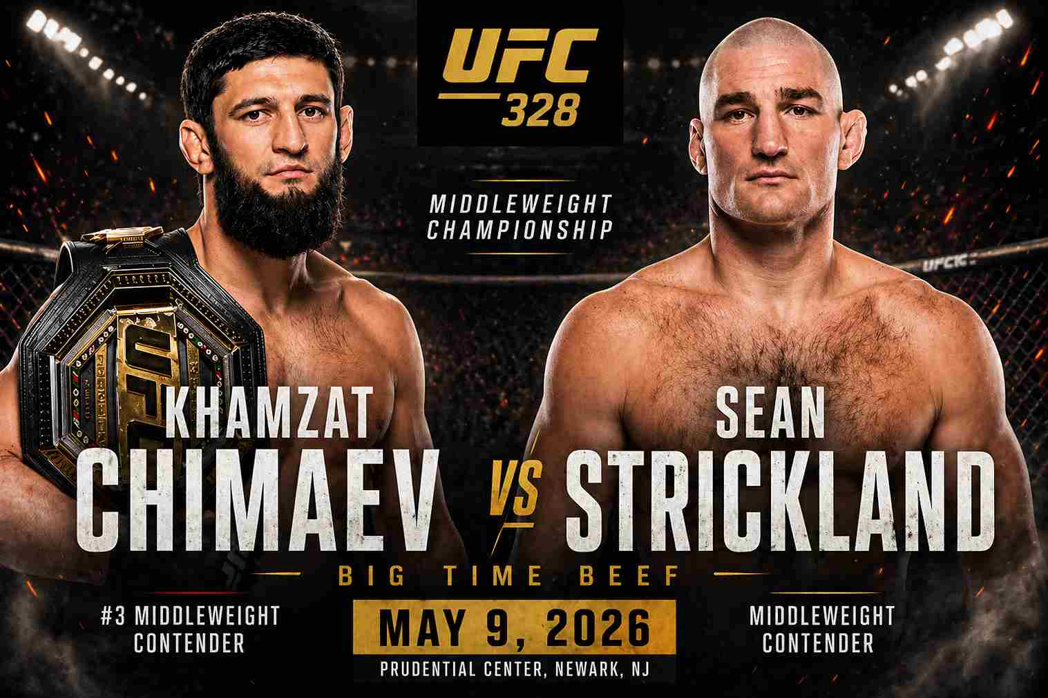 Chimaev vs Strickland prediction