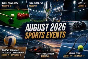 Major sports events in August 2026