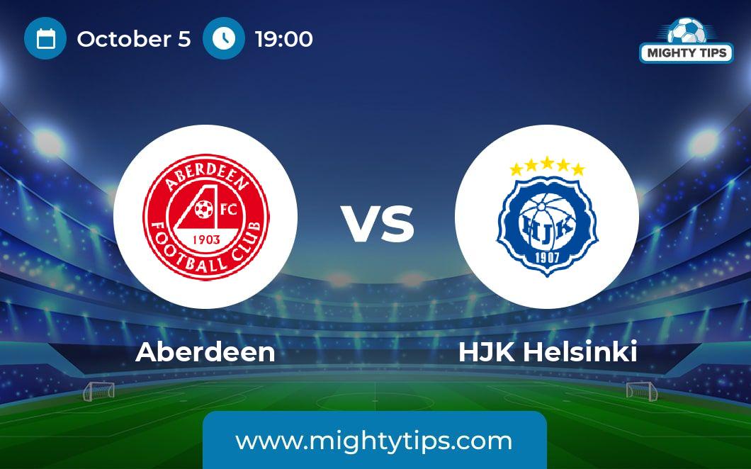 Aberdeen vs HJK Prediction, Odds & Betting Tips 05.10.2023 Aberdeen vs HJK Prediction, Odds & Betting Tips 05.10.2023