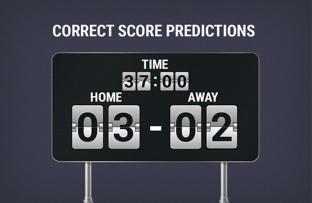 true correct score prediction