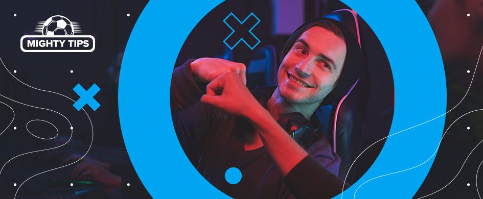 happy looking player