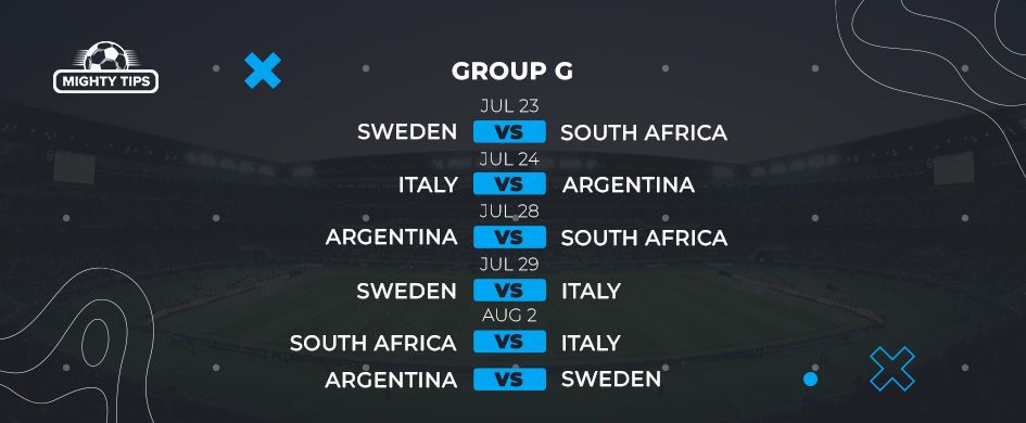 Group G schedule
