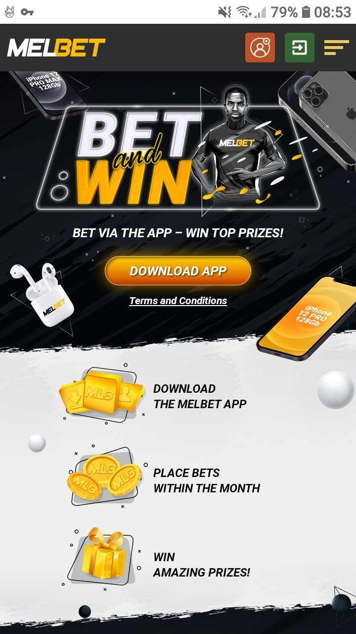 melbet bet and win app bonus