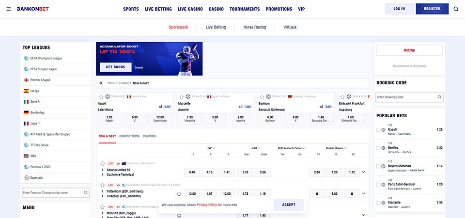 Bankonbet Betting Markets: Short guide