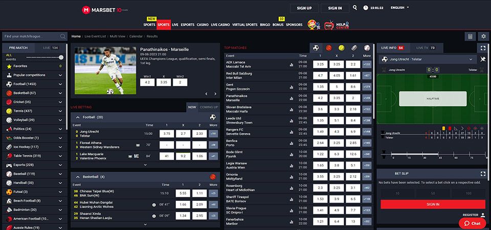 Marsbet Betting Markets: Short Guide