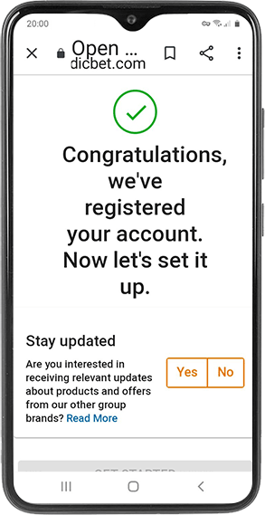 registered account