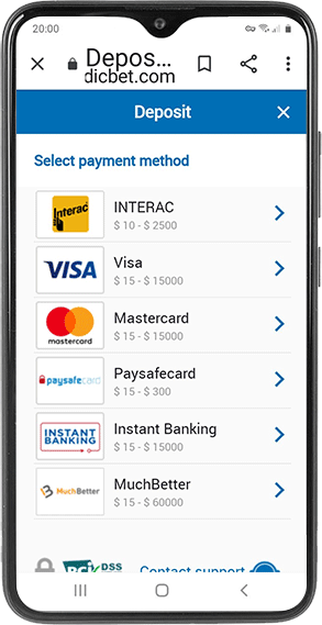 different payment methods