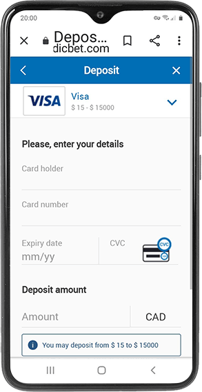 deposit visa