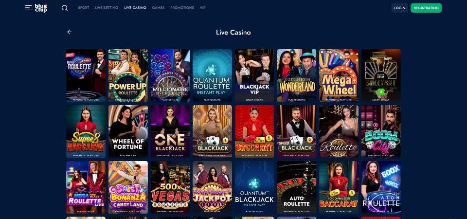 Bluechip Casino slots