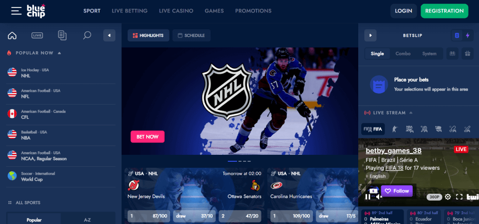 Bluechip Betting Markets