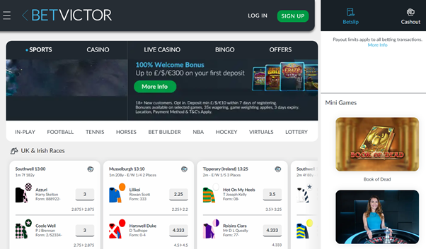 betvictor main page