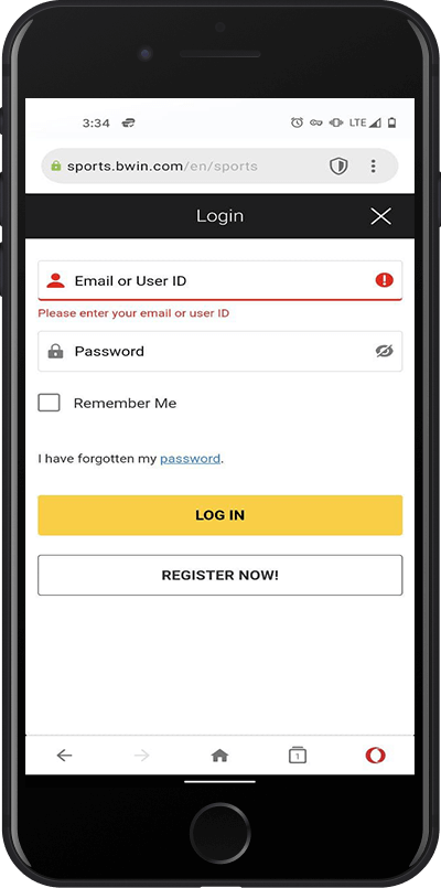 Bwin mobile login