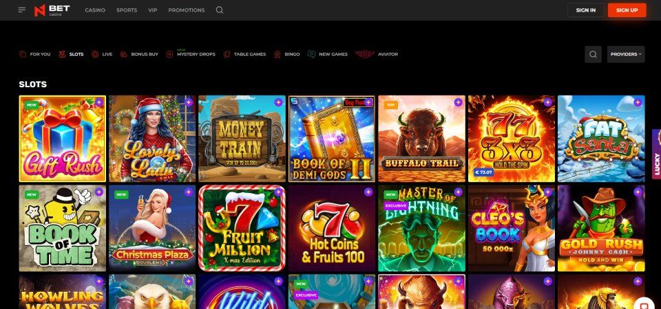 N1Bet casino slots