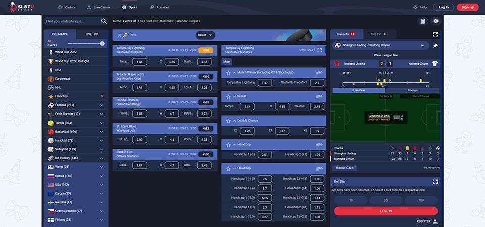 Slotv Betting Markets: Short guide